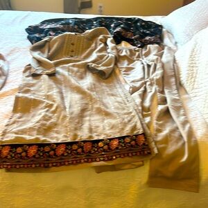 Scarf, dress, pants size 2